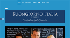 Desktop Screenshot of buongiornoitalia.co.uk